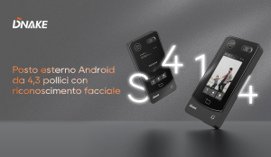 S414 videocitofono avanzato con riconoscimento facciale e Android 10